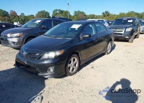 2013 Toyota Corolla S из США, поврежденный, VIN 5YFBU4EE9DP174184